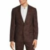 Promo ⭐ Murano Slim-Fit Jacquard Paisley Blazer Burgundy 💯