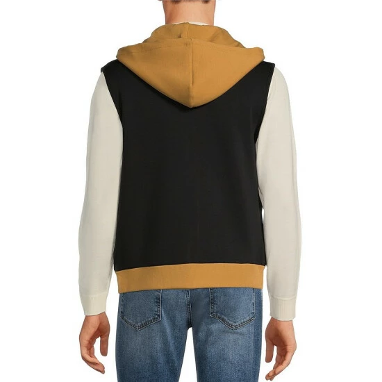 Wholesale ๐ Murano Liquid Luxury Mixed Media Hood Full-Zip Vest Black ๐ 2 Wholesale ๐ Murano Liquid Luxury Mixed Media Hood Full-Zip Vest Black ๐ - Image 2