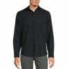 Best deal ✨ Murano Big & Tall Slim-Fit Paisley Print Performance Stretch Long-Sleeve Woven 👚 Shirt Black 🎉
