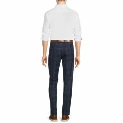 Top 10 ✨ Murano Alex Plaid Suit Separates Flat Front Plaid 👗 Dress Pants Navy ⌛ -Murano Shop unnamed file 909