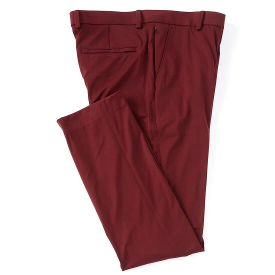 New βοΈ Murano Evan Extra Slim-Fit Flat-Front Performance Stretch Suit Separates π Dress Pants Merlot π 1 New βοΈ Murano Evan Extra Slim-Fit Flat-Front Performance Stretch Suit Separates π Dress Pants Merlot π