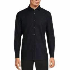 Top 10 💯 Murano Tonal Paisley Print Long-Sleeve Woven 👕 Shirt Burgundy 😍