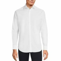 Best Sale 🥰 Murano Solid Long-Sleeve Woven 👕 Shirt Whiteness 👏 -Murano Shop unnamed file 930
