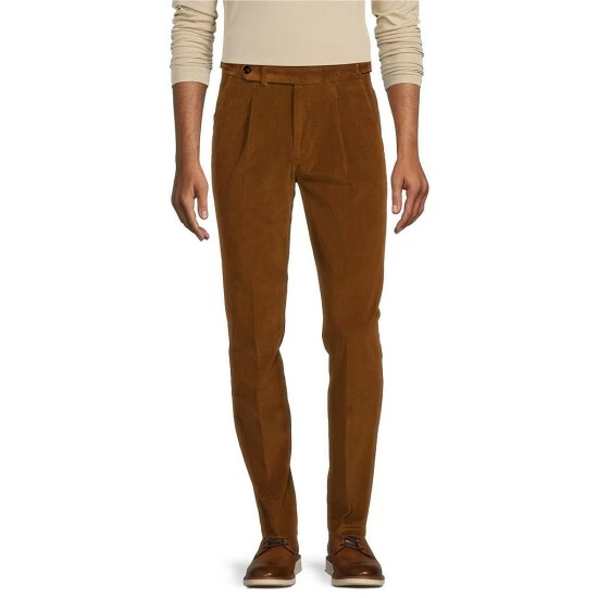 Hot Sale ⭐ Murano Intergalactic Collection Lucas Pleated Corduroy Suit Separates 👗 Dress Pants Tobacco 🥰 1 Hot Sale ⭐ Murano Intergalactic Collection Lucas Pleated Corduroy Suit Separates 👗 Dress Pants Tobacco 🥰