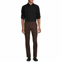 Best Pirce 🔔 Murano Evan Extra Slim-Fit Paisley Jacquard Suit Separates Flat Front 👗 Dress Pants Burgundy ❤️ -Murano Shop unnamed file 981