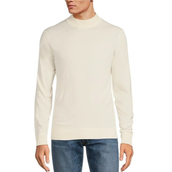 Deals ❤️ Murano Performance Mock Neck Sweater Grey 🎉 1 Deals ❤️ Murano Performance Mock Neck Sweater Grey 🎉